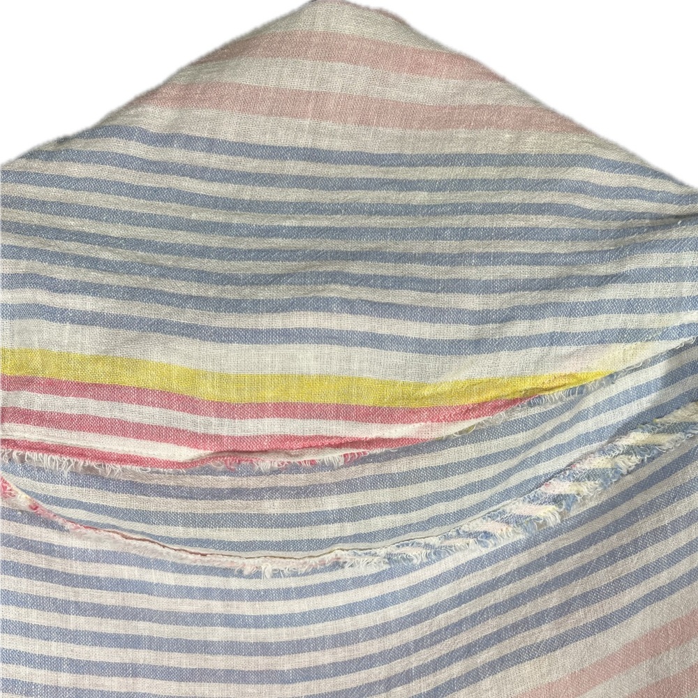 Tommy Bahama Sleeveless V-Neck Tank Striped Linen Blend size Medium - Picture 7 of 12
